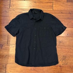 Black Men's Paige Short Sleeve Button-Down